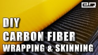 How to Hand Lay Real Carbon Fiber Wrapping  Skinning Tutorial [upl. by Aenel]