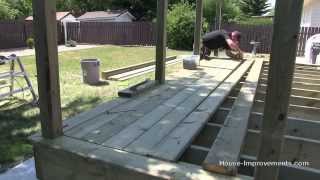 How To Build A Deck  3 Decking PostsBorderDecking [upl. by Ainar]