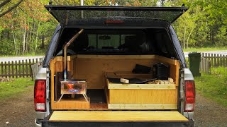 Wood Stove Truck Camper  How To Heat A Camper [upl. by Barbuto]