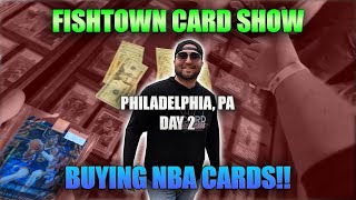 BUYING NBA CARDS IN PHILLY  Fishtown Card Show Vlog DAY 2  BEHIND THE BREAKS EP2 [upl. by Attenaej520]