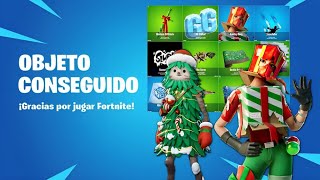 ¡ESTAS son las 17 RECOMPENSAS GRATIS de NAVIDAD en FORTNITE [upl. by Gualterio198]