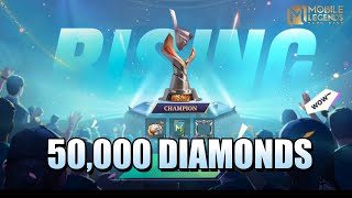 MLBB Rising League 50000 DIAMOND PRIZE [upl. by Shorter]