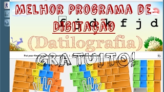 Melhor Programa de Digitação Datilografia Gratuito [upl. by Mosra]