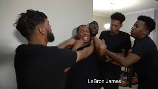 How Lebron was in the Locker Room after losing to the Heat in game 5 [upl. by Cory881]