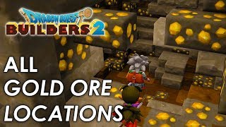 Dragon Quest Builders 2  All Gold Ore Locations KhrumbulDun Guide [upl. by Naivaf]