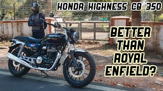 Honda Highness CB350 Review  Better Than Royal Enfield [upl. by Saree]