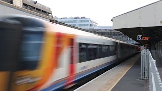 South West Trains Action at Wimbledon and Earlsfield [upl. by Acimat960]