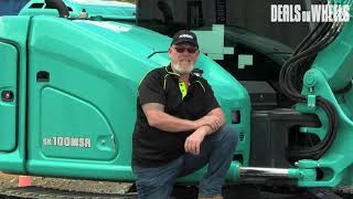 First model in NZ Kobelco SK100MSR 7  Deals on Wheels [upl. by Asor633]