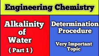 Alkalinity of water Part 1I Determination of Alkalinity of Water I Palkalinity and M alkalinity [upl. by Washko]