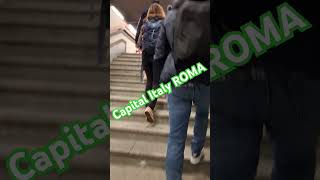 Capital Italy ROMA ROMA love foryou politics foryou explore italiancity shortvideo [upl. by Keiryt543]