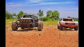 Traxxas UDR ampLosi 5iveT 36cc engine OffRoad [upl. by Arlynne730]