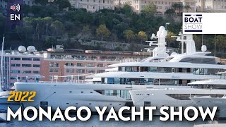 MONACO YACHT SHOW 2022  The Boat Show [upl. by Dnar]