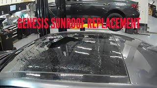 Genesis G70 sunroof replacement [upl. by Sharon]