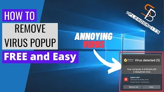 Remove Popup Virus on Windows FREE and EASY [upl. by Elodia975]