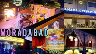 SKYE ROOFTOP LOUNGE MORADABAD  AMARA GATEWAY HOTEL  A Luxury Place at kath Road Moradabad vlog [upl. by Nywroc]