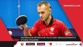 Indywidualne Mistrzostwa Polski Osób Niepełnosprawnych w tenisie stołowym [upl. by Bashemeth75]