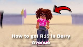 HOW TO GET THE R15 EMOTE IN BERRY AVENUE [upl. by Aihsiym]