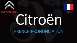 How to Pronounce Citroën And WHY  French Car Pronunciation Explained [upl. by Nolava283]