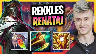 REKKLES IS INSANE WITH RENATA  T1 Rekkles Plays Renata Support vs Karma Season 2024 [upl. by Oba755]