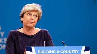 Everything that went wrong during Theresa May’s speech [upl. by Navek]