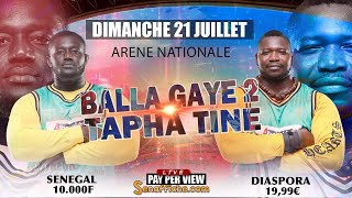 🛑Direct  Arène Nationale Combat Balla Gaye 2 vs Tapha Tine sur SENAFFICHE [upl. by Helali]