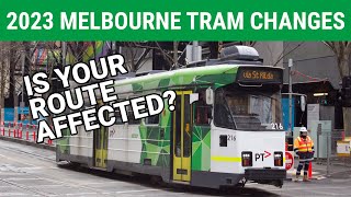 Trams in the Melbourne CBD Bourke amp Swanston Street Intersection [upl. by Epoh]