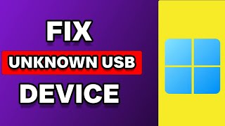 Fix Unknown USB Device device descriptor request failed Error In Windows 11 [upl. by Aita]