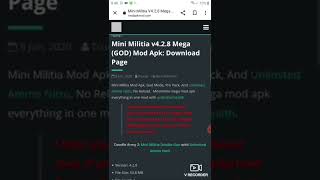 HOW TO DOWNLOAD MINI MILITIA OLD VERSION IN  2025 [upl. by Micro486]