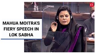 TMC MP Mahua Moitras fiery speech in Lok Sabha on Pegasus and idea of India [upl. by Dymphia]