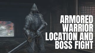 Armored Warrior Location and Boss Fight  Sekiro No Commentary [upl. by Esaele]