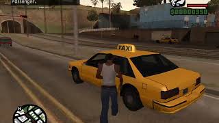 Gta San Andreas  Take a Taxi Mod  CLEO SCRIPT [upl. by Bancroft]