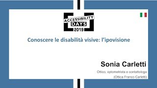 Conoscere le disabilità visive l’ipovisione [upl. by Atinev]