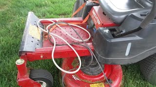 How to change a belt on toro timecutter [upl. by Kcirrej]