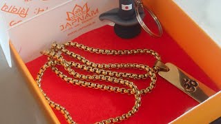 japnam gift unboxing japnaam reaction review goldplated bracelet pedal [upl. by Attena]