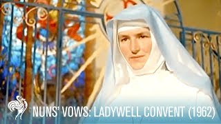 Nuns Vows at Ladywell Convent 1962  British Pathé [upl. by Myrwyn65]