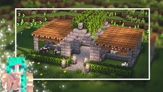 Minecraft  How to Build a Animal Farm in Minecraft [upl. by Llevra]