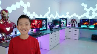 NEW Gaming Room Tour 2023 Calvin CKN [upl. by Nochur956]