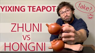 YIXING TEAPOTS ZHUNI vs HONGNI [upl. by Scholz]