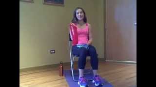 Chair Exercises using Resistance Bands [upl. by Reywas]