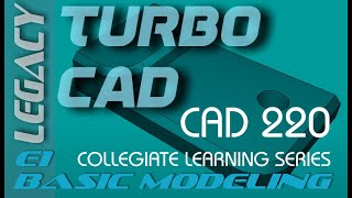 E1 TurboCAD Pro  3D Solid Modeling Tutorial [upl. by Consolata]