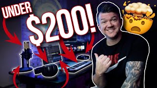 How To Build A Home Studio For Under 200  Budget Recording Studio Setup 2021 [upl. by Ansley291]