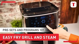 How to Use the Presets and Programs  Tefal Easy Fry Grill amp Steam XXL FW2018 Part 2 [upl. by Izak721]