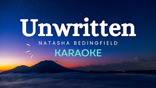 Natasha Bedingfield  Unwritten  Karaoke Version  No backup vocals [upl. by Sukey]