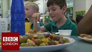 Top chefs making school dinners – BBC London News [upl. by Kannav]