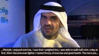 Emirati star launches fitness campaign [upl. by Doreg]