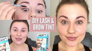 EASY DIY LASH amp BROW TINT [upl. by Nylecsoj641]