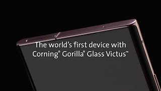 Samsung Galaxy Note20 Ultra and Corning® Gorilla® Glass Victus™ [upl. by Ahsaet]