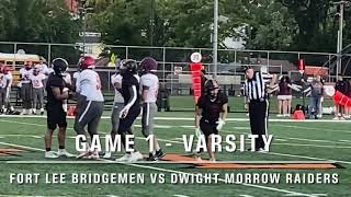 2021 Fort Lee Bridgemen Game 1  Varsity [upl. by Lehcim]