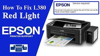 Red light blinking L380  free Download Epson L380 Resetter  2024 [upl. by Assilla865]