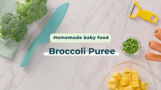 Homemade baby food Broccoli puree [upl. by Belita775]